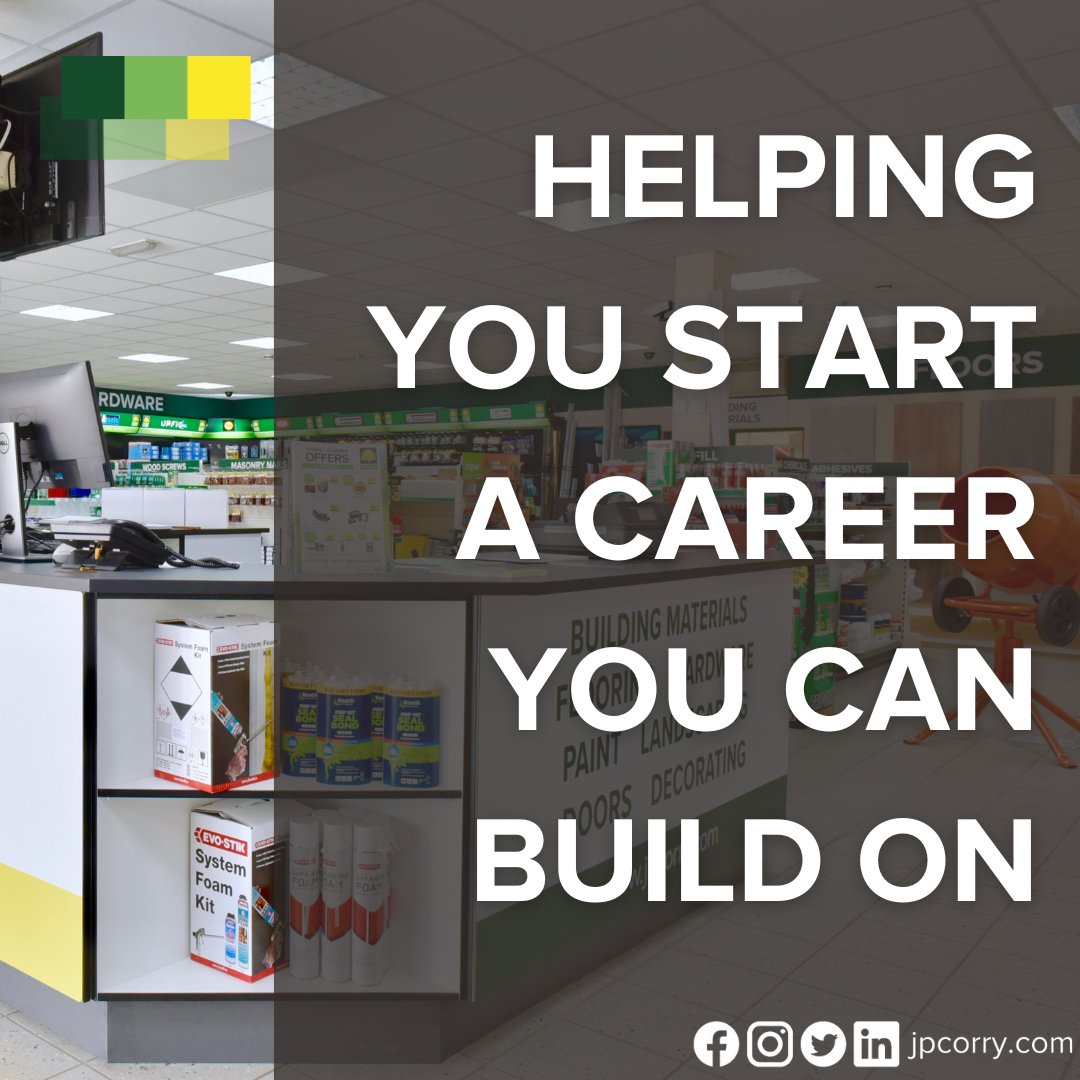JPCorry_Ireland's tweet photo. WE ARE HIRING!

Branch Manager
Customer Service Advisor - Trade Counter
Yard Operative

Find out more details on our website - https://t.co/D1YoMMxJ8d

#JPCorry #ballymena #bangor #Carrickfergus #Derrylin #belfast #nijobs #nibuildersmerchant #constructionjobs #northernireland https://t.co/pBMrGZvkTm