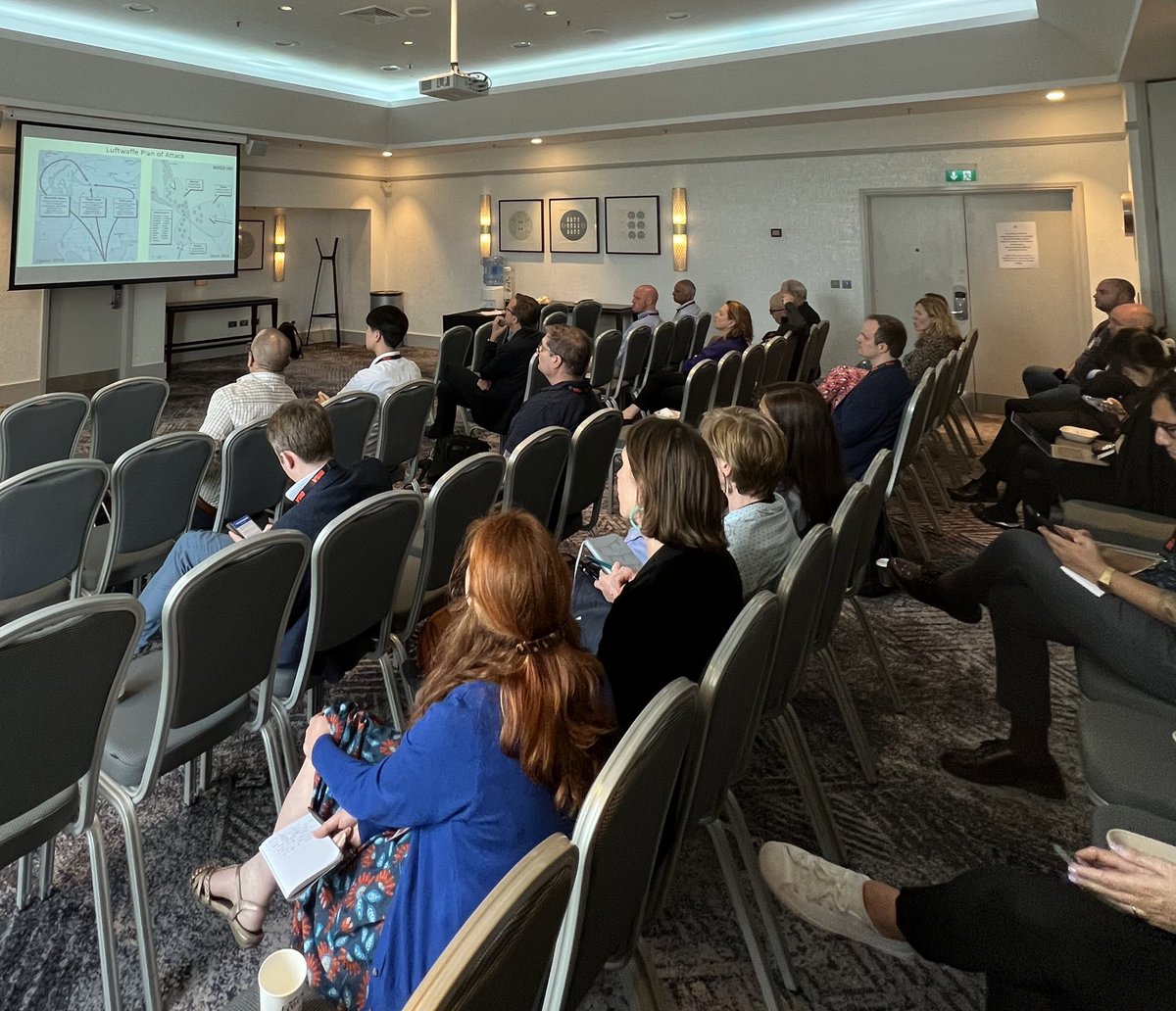 A massive thank you to <a href="/MarcConaghan/">Marc Conaghan</a> for joining us at #BISA2023 (<a href="/MYBISA/">BISA - British International Studies Association</a>) in Glasgow for our lunchtime lecture on the Clydeside Blitz - 

The topic was also recorded for an episode of <a href="/HistoryHitWW2/">History Hit Warfare</a> out soon. In the meantime, check out Marc’s work here <a href="/TargetClydeside/">TargetClydeside</a>.