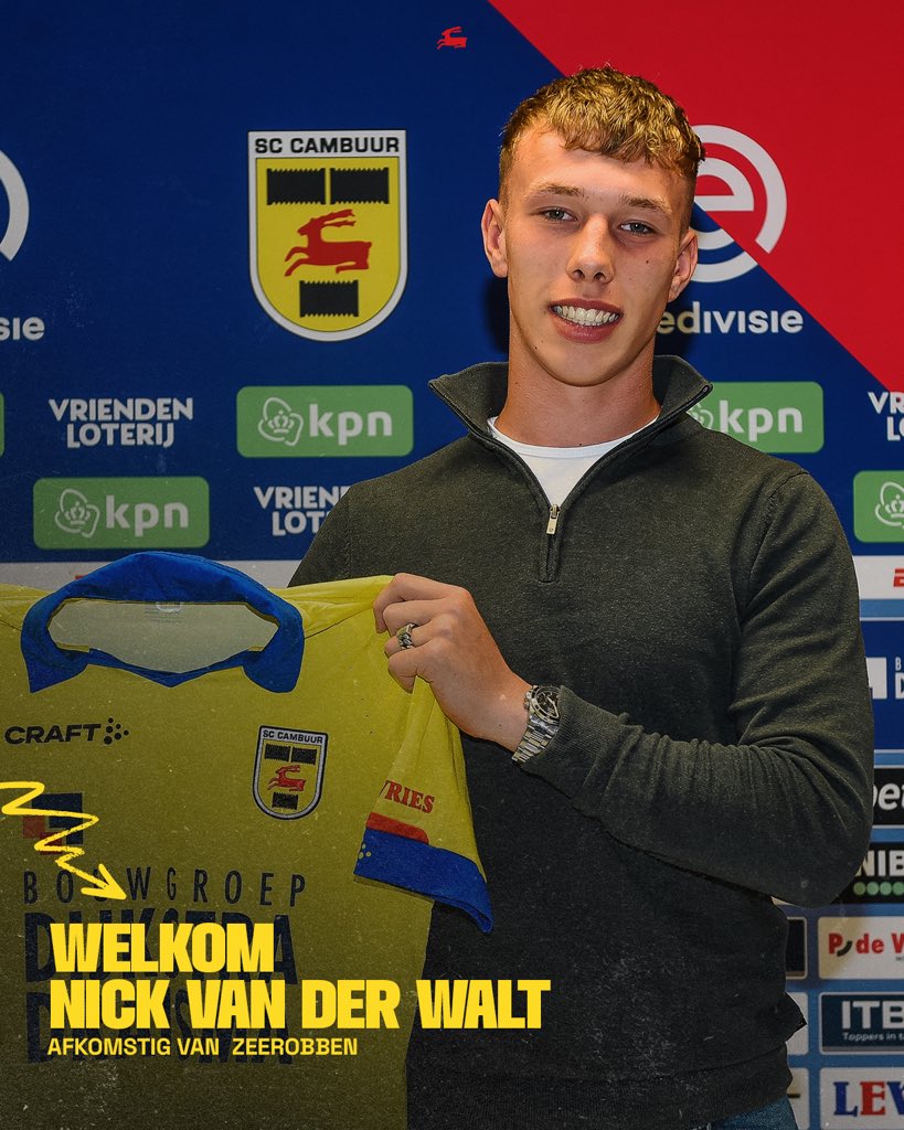 CambuurJeugd's tweet photo. 𝗡𝗶𝗲𝘂𝘄𝗲 𝘀𝗽𝗲𝗹𝗲𝗿𝘀 𝗢𝟭𝟴 ✍🏻

De selectie van hoofdtrainer 𝗝𝘂𝘀𝘁𝗶𝗻 𝘃𝗮𝗻 𝗱𝗲𝗿 𝗗𝗮𝗺
heeft zich versterkt met 𝗡𝗶𝗰𝗸, 𝗝𝗼𝗲𝘆, 𝗜𝘄𝗮𝗻 en 𝗞𝗶𝗰𝗸

Welkom bij de club en heel veel succes!💛💙 https://t.co/WhgzuPC5kC