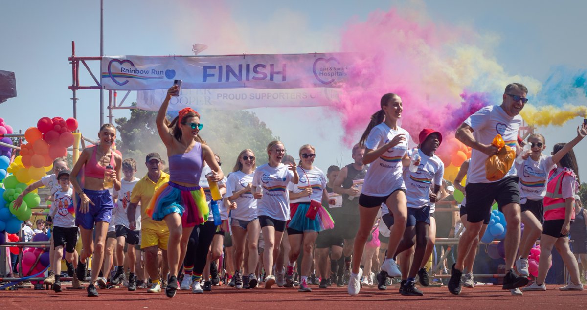 A HUGE thank you to everyone who got involved to help make our second Rainbow Run on Sunday such a success 🌈🥳

It was a fantastic day and raised an incredible £32,000 to fund projects to support patients, families and staff at our hospitals 🙌

enhhcharity.org.uk/rainbowrun23 🌈