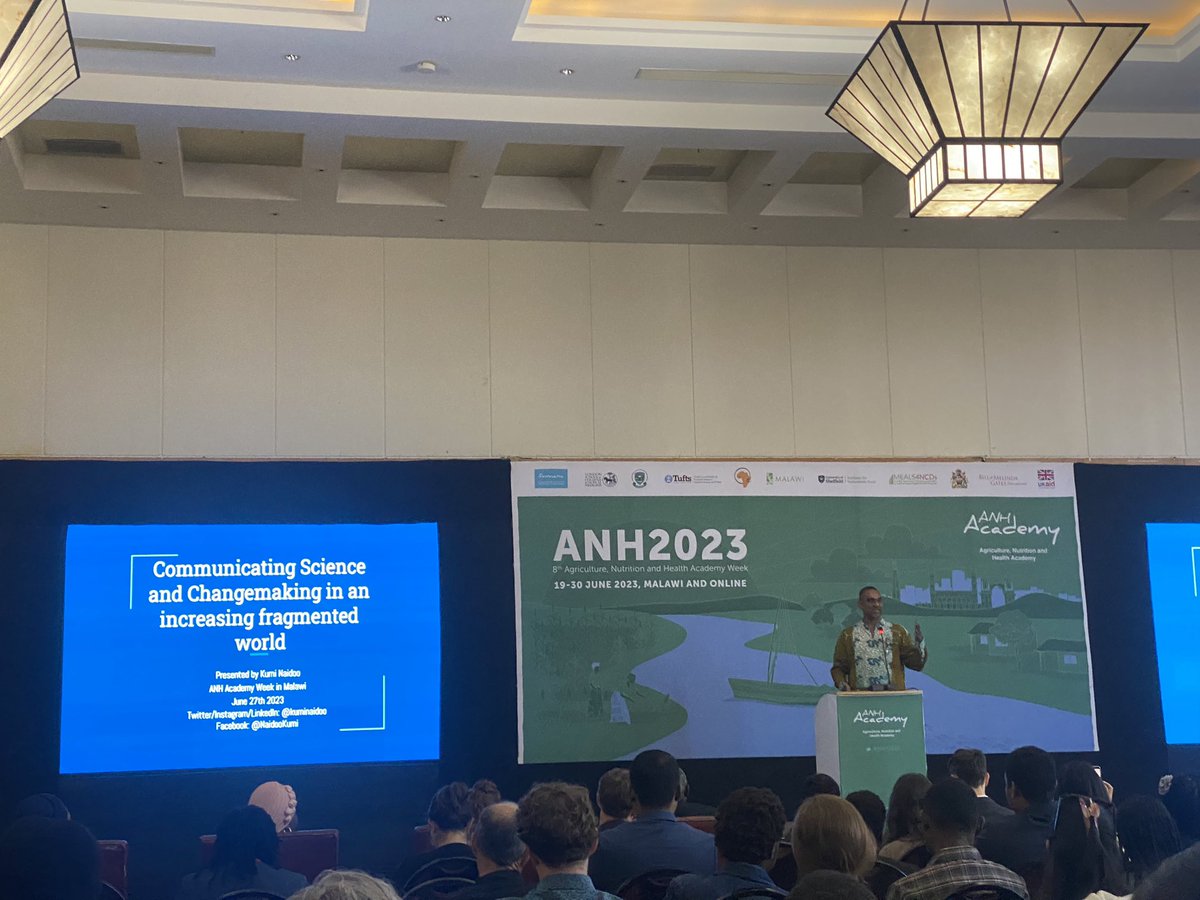 What is the role of facts, logic and rationale in environments that are increasingly unwelcome to scientific evidence and activism? @kuminaidoo for the #ANH2023 keynote speech on communicating science for change 🔥