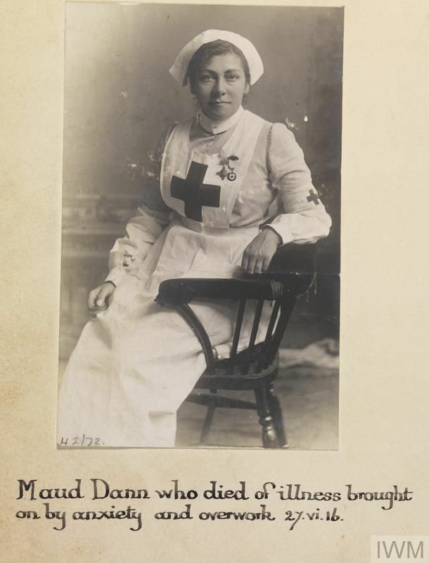 Today we remember Miss Maud Dann, Voluntary Aid Detachments. Died of illness brought on by anxiety & overwork 27 June 1916. #firstworldwar #britishhistory #nurse #lestweforget #remembrance