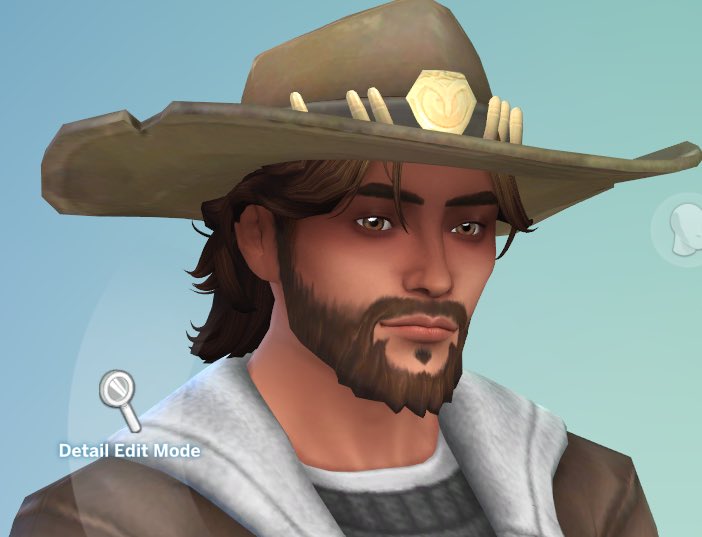 tried my hand at making cole cassidy from overwatch in the sims 4 in preparation of the horse ranch expansion coming, ive been staring at him too long to tell if its accurate or not so opinions would be appreciated :D