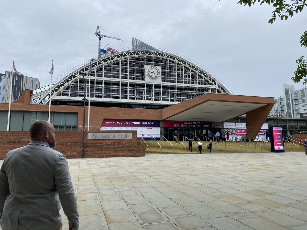 Just arrived at #Housing2023, first time since the pandemic so really looking forward to it 😃
