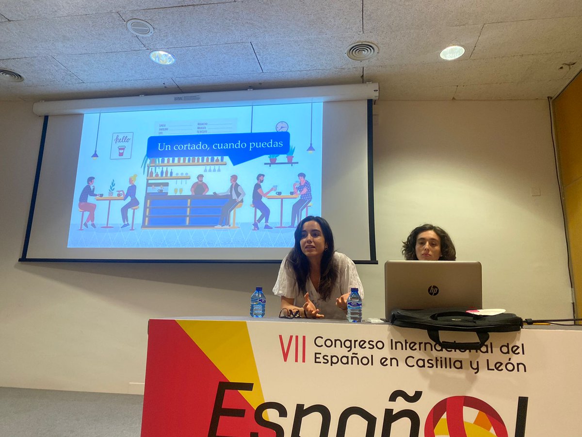 includeed's tweet photo. ('Spanish as a Foreign Language'). Several members of our project, professor Carla Fernández Juncal, Carmen González Gómez, Elisa Suárez Caramés, Lorena Domínguez García, and Rebeca Delgado Fernández participated in this congress and spoke about our second Intellectual Output 👇🏻 https://t.co/tvHnkIoU3N