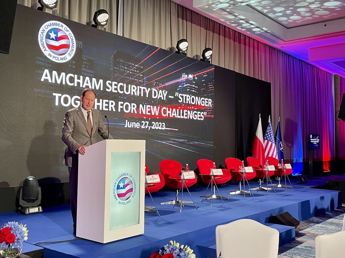 US Embassy Warsaw on Twitter "Ambasador Brzezinski otworzył Security