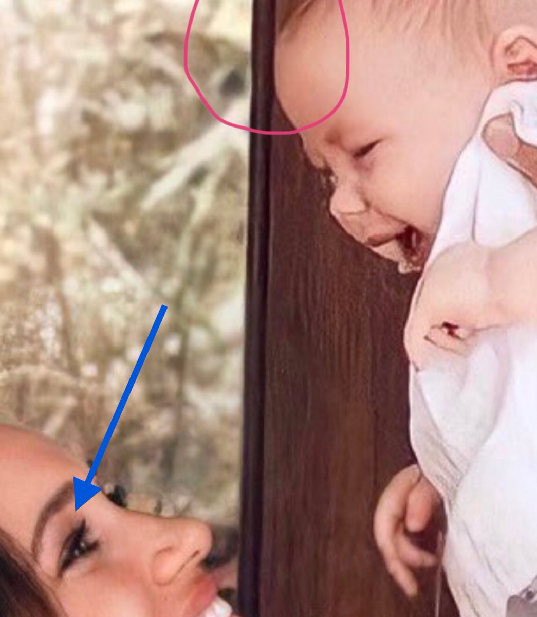 In the photoshop Meghan Markle gave herself a touch of blue eye.
If this isn’t a #SussexBabyScam, what will you called it?