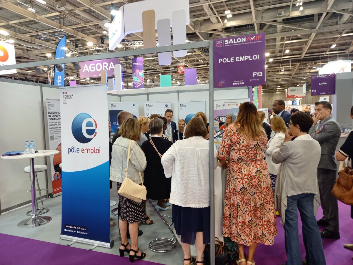Pôle Emploi est présent aujourd'hui et demain au salon AMIF stand F13