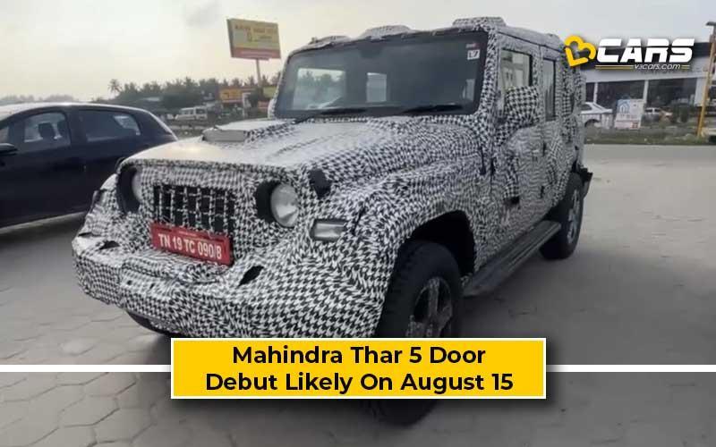 v3cars's tweet image. Mahindra are likely to reveal the new #Thar 5 door on August 15, ahead of its 2024 launch. Head over to V3Cars to know more. 

Details - v3cars.com/news/mahindra-…

#Mahindra #Thar5Door #GlobalDebut #August15 #SUV #UpcomingModels #MahindraThar #mahindracars #RevealDate #V3Cars