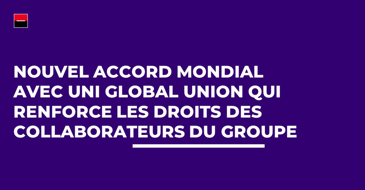 Cet accord de 4 ans renforce les engagements de Société Générale sur les droits fondamentaux des collaborateurs notamment la liberté syndicale, le dialogue social et l’accès aux syndicats. Il soutient également la liberté syndicale, le dialogue social et l’utilisation responsable
