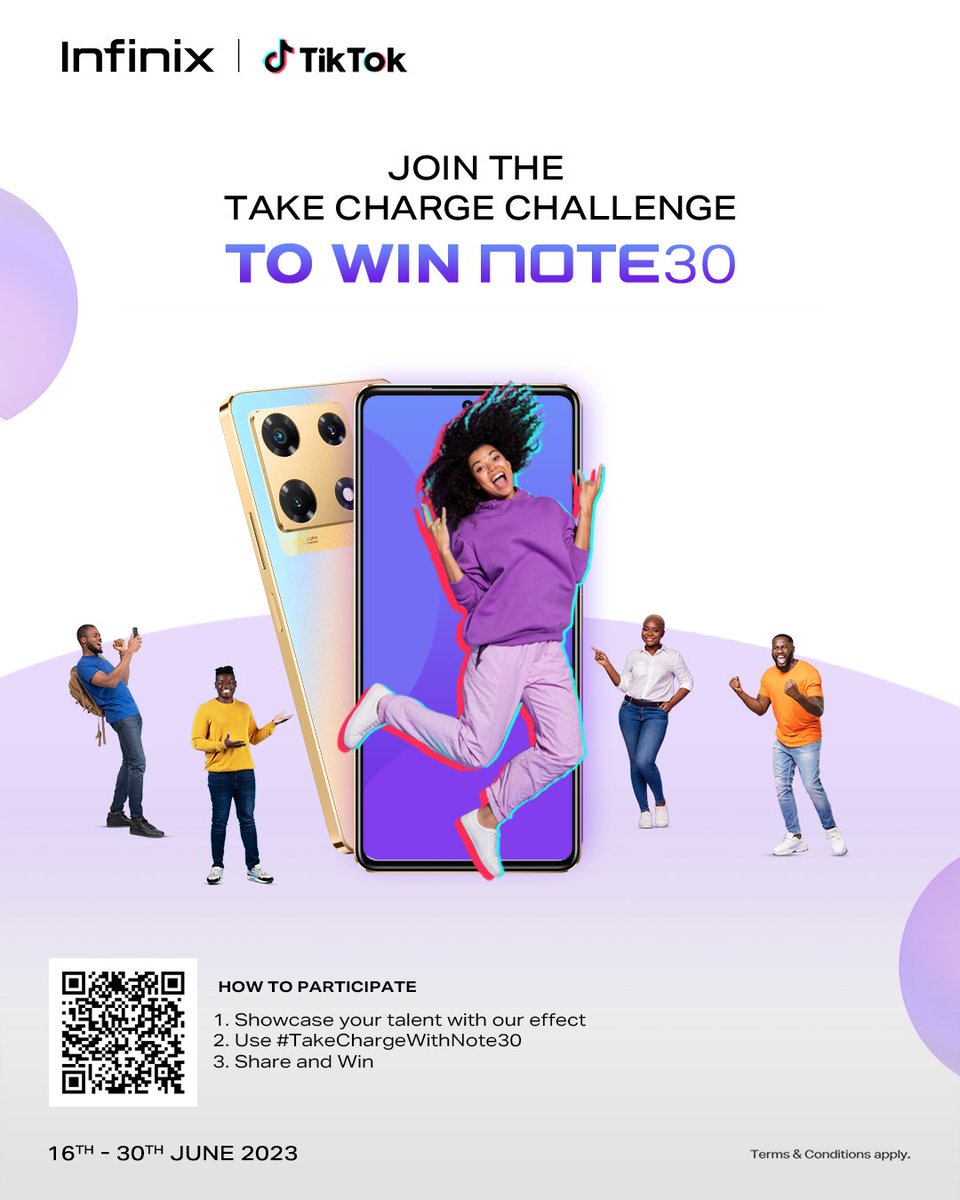PurityNdambuki's tweet image. @InfinixKenya simu Dio hii...
Twende nalo....any can participate.
Don't forget the #TakeChargeWithnote30.