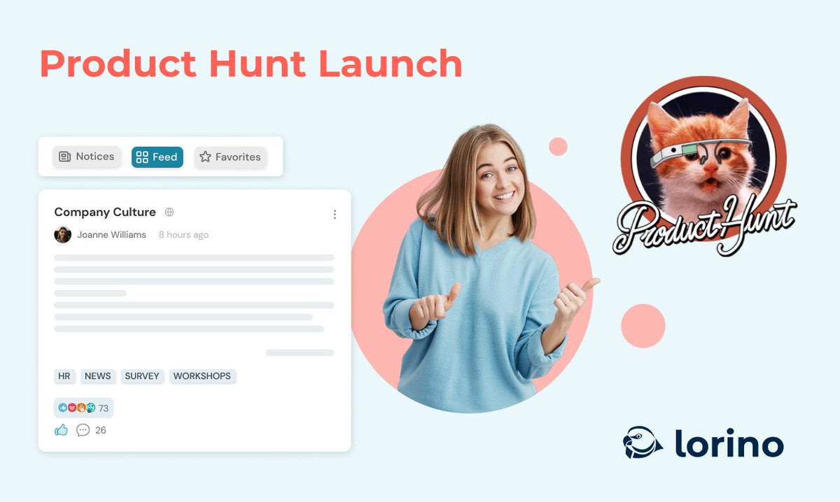 LorinoApp's tweet photo. 🚀 Just 2 more days until we launch Lorino on #ProductHunt!

We're counting on your support during the crucial first hours. Keep an eye out for the launch post, and don't forget to upvote and comment!

🗳️ Thank you for helping make this launch a success! #Lorino https://t.co/36QdlL0PET