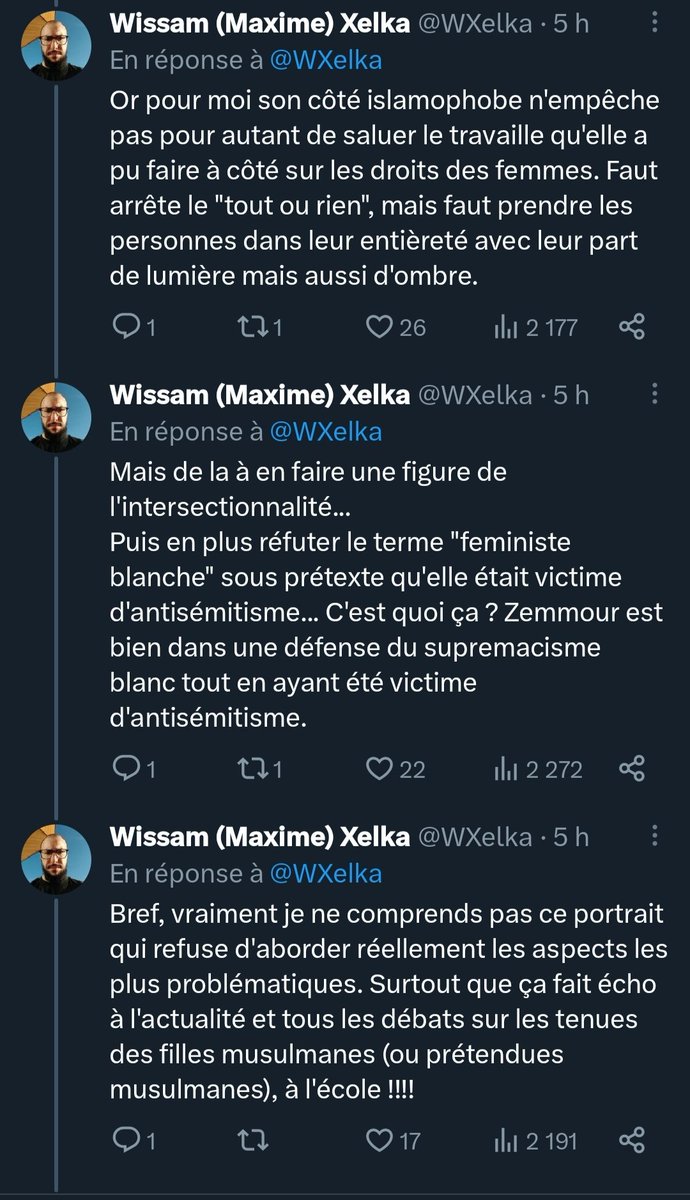 Calyss11's tweet photo. Ouin Ouin Gisèle etait une feministe blanche raciste et islamophobe parce que... pro loi de 2004. Alala on sent la haine que les decoloniaux et bigots musulmans ont pour cette loi, même pas foutus de pouvoir voiler les gosses dans l'ecole publique (et vive Delphy mdr) #Xelka https://t.co/NAigQbwlg7