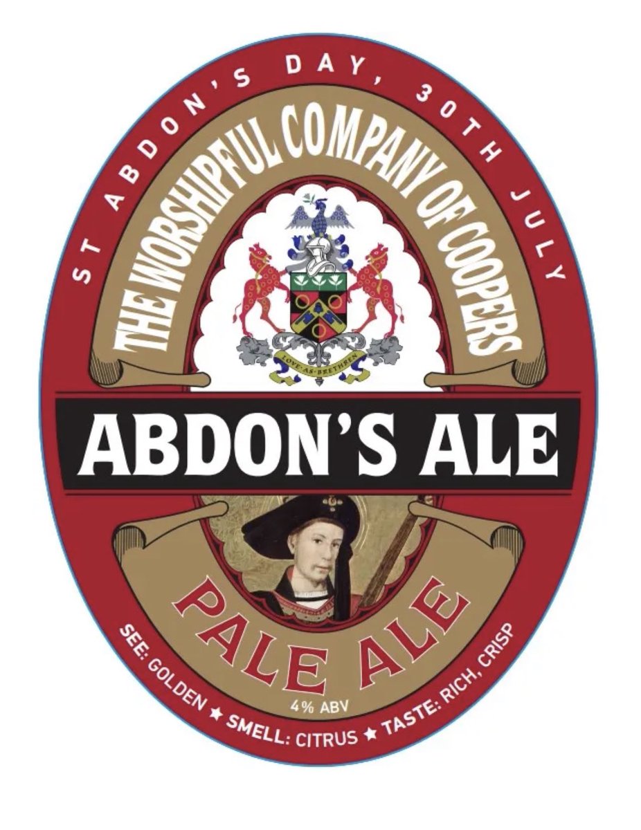🚨Only a month to go in until our St Abdon’s Day event.🚨

Join us at 6.30pm on 27th July at #Coopers Hall for: 
🍻special edition Abdon’s Ale
🌟commerative glass
🪵cask building race

More info and tickets here: eventbrite.co.uk/e/st-abdons-so…