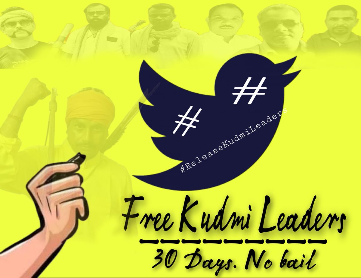 Riteshmahato99's tweet photo. Governments want to weaken our movement by arresting our leading leaders, but it should be known that Kudmi has neither stopped nor bowed down. #ReleaseKudmiLeaders
#ReleaseKudmiLeaders https://t.co/Rvd4PDYYJC