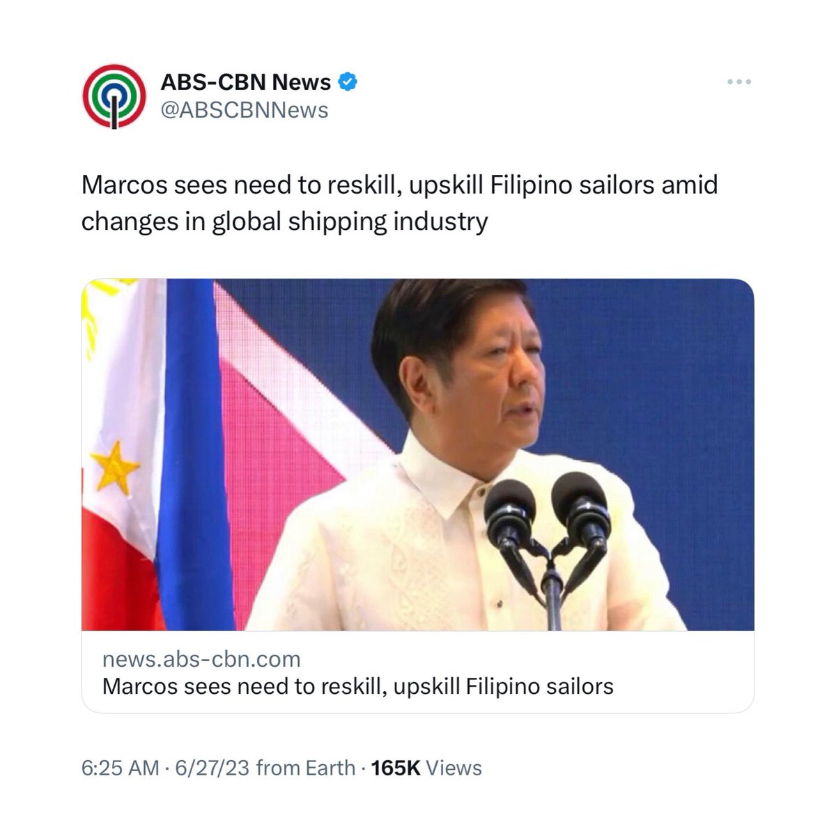 ricci_richy's tweet image. The way many people called out Atty Leni for her proposal to invest in seafarers’ training and education because for them, it’s an insult to our seafarers. But look what Marcos Jr is now pushing for? Asan na yung mga nanlibak kay Leni? LABAS!