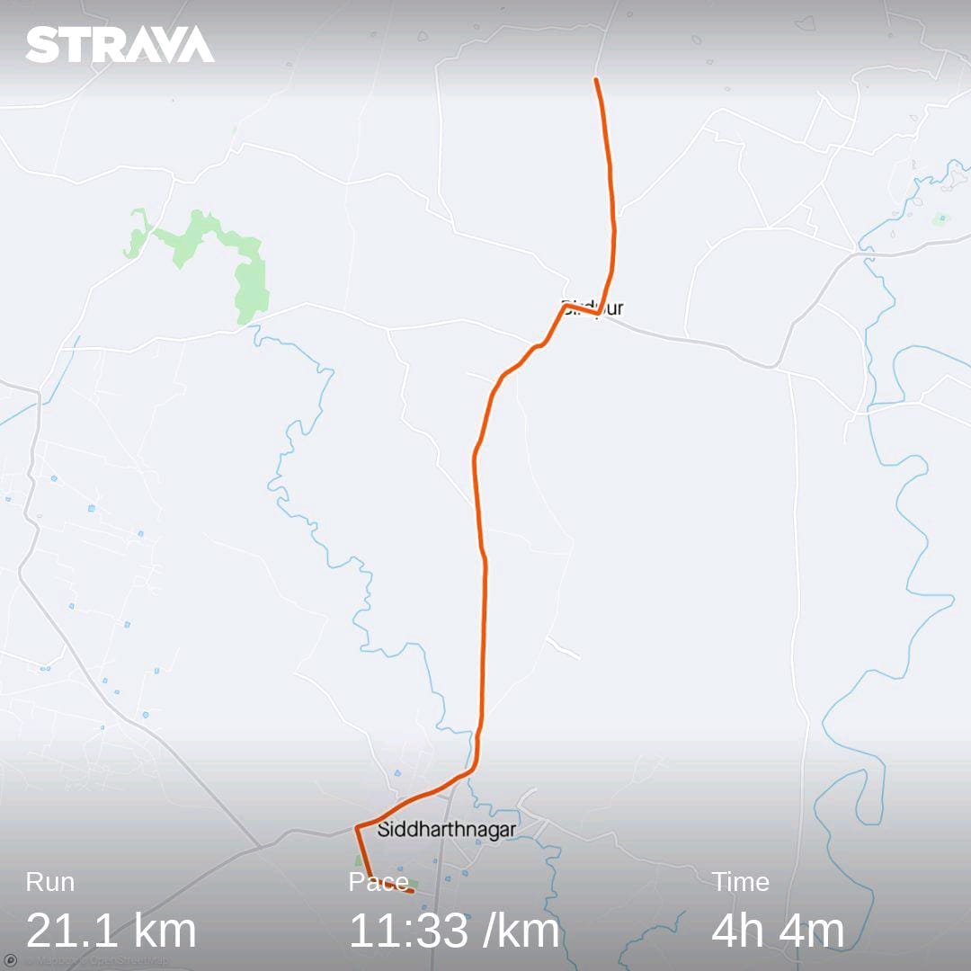 AmitKAnandIPS's tweet photo. Morning started with 21k. HBD HM complete. Run to Kapilvastu.🏃🏃🏃 https://t.co/MExaZFAWYP
