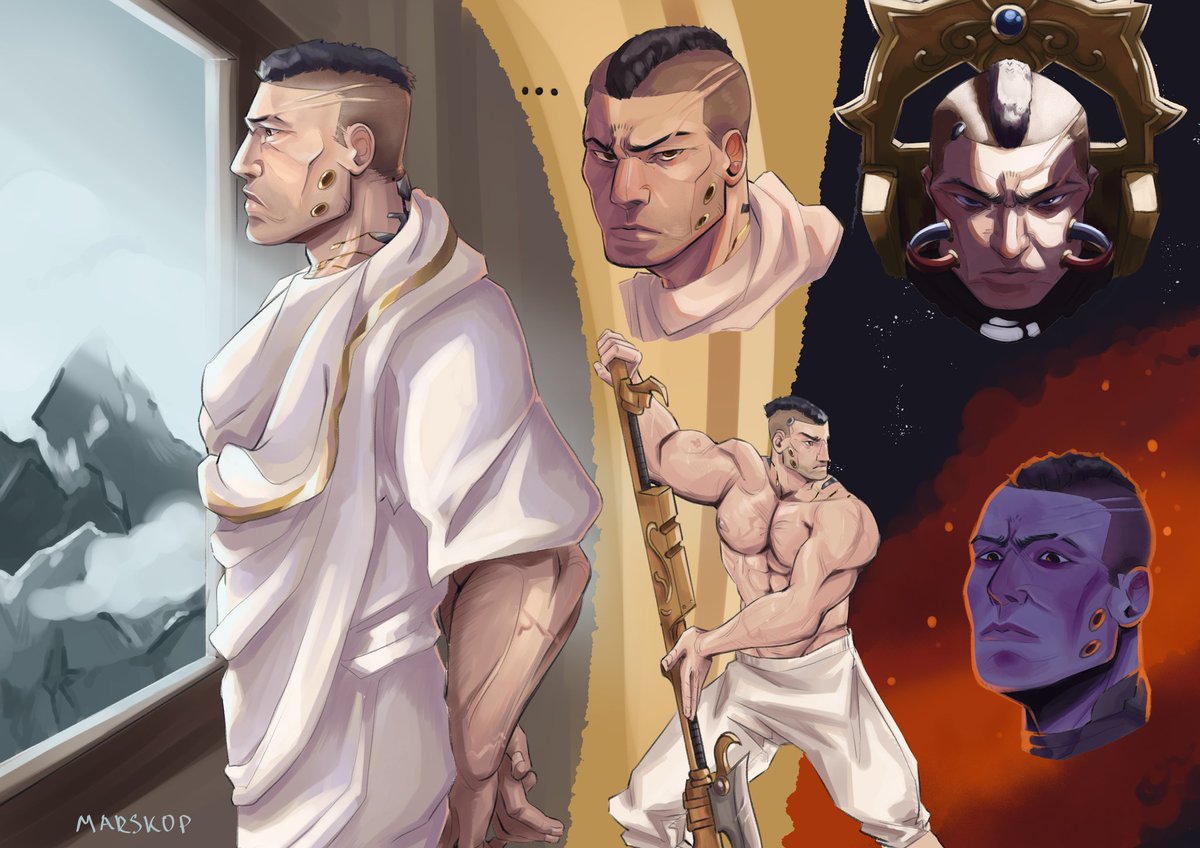 marskooperation's tweet photo. A bunch of sketches of Valdor

testing out different lightning and angles https://t.co/cjlDcQ422L