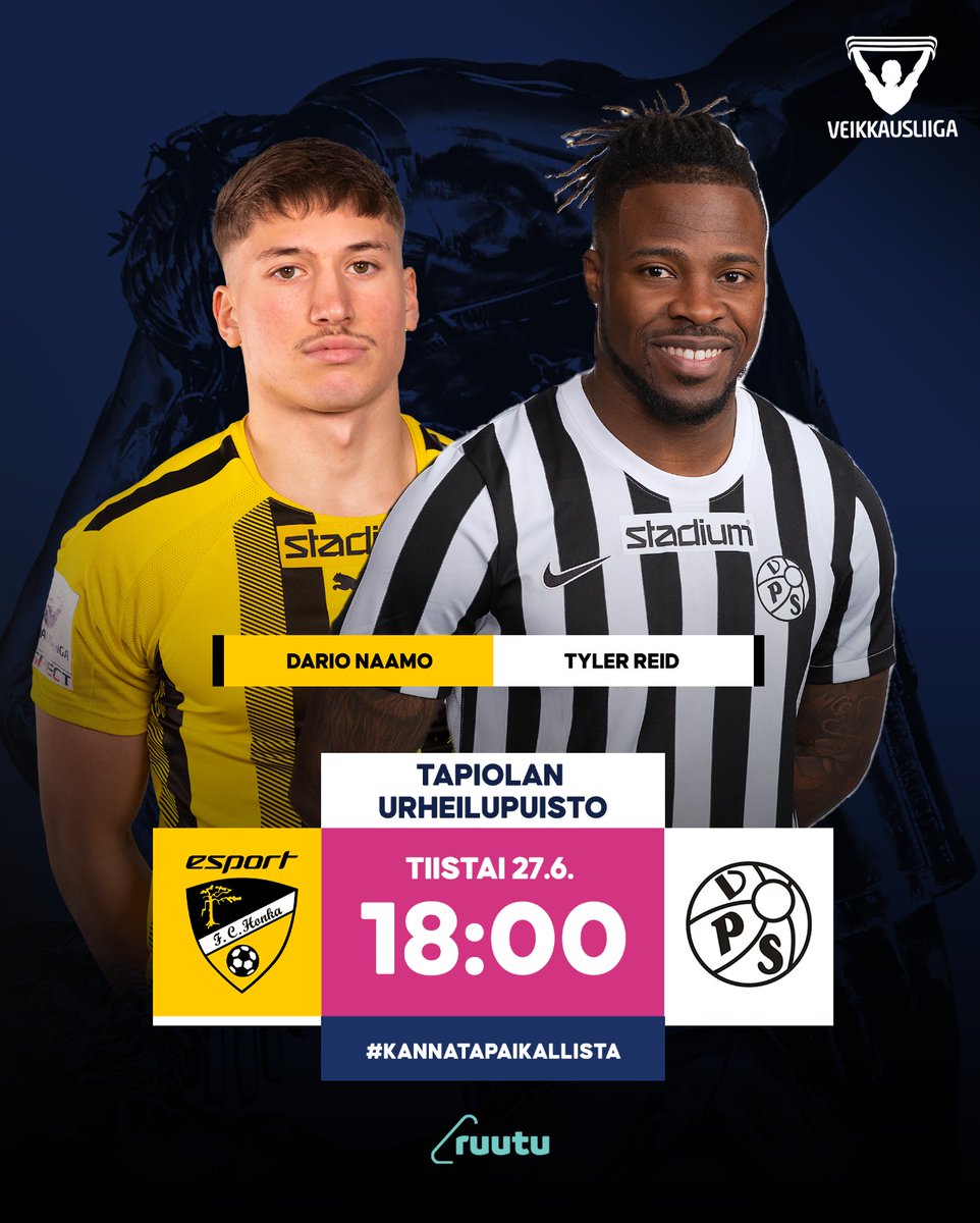 Veikkausliiga's tweet photo. VPS hakee tänään paluuta pistekantaan Espoossa.

⚽️ FC Honka-VPS
⏰ 18.00
🏟 Tapiolan urheilupuisto
🎫 https://t.co/QLL9v5YsYl
🖥 Ruutu

Edellinen kohtaaminen:
29.4.2023 Veikkausliiga
VPS-FC Honka 0–0

#veikkausliiga #HONVPS https://t.co/sgF3lymFgE