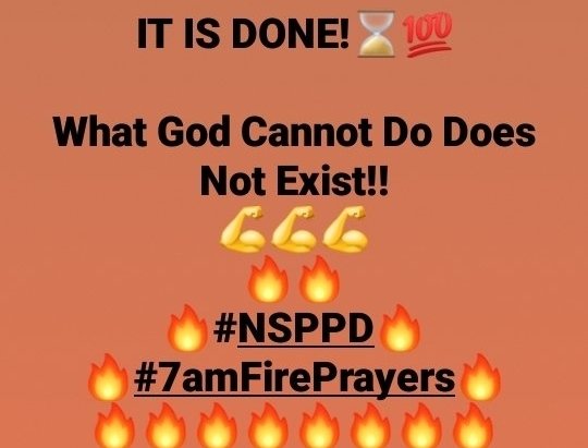 #NSPPD #7amFirePrayers