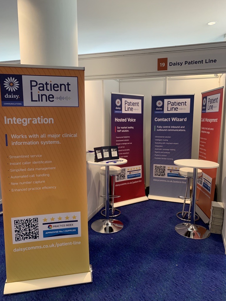 Daisy Patient Line will be exhibiting at MIP Manchester today. 

We will be at stand 19, come and say hi! 

#managementinpractice #healthcare #networking #reducecuts #futureofhealthcare #solutions #futureproof #daisypatientline