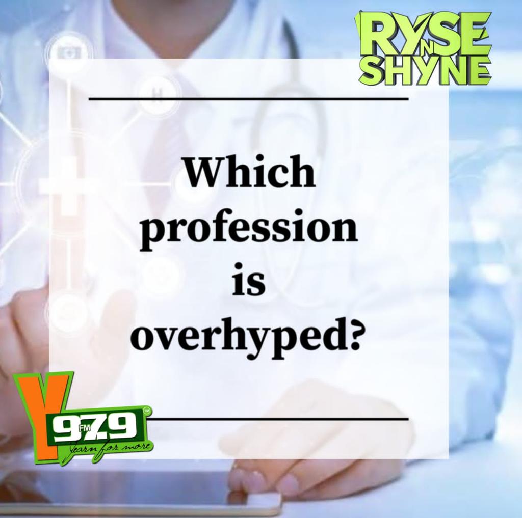 YFM Takoradi (@y979fm) on Twitter photo #CallChelsy
Which profession is overhyped?
Host 🎧🎧🎧🎧 <a href="/IamChelsySey/">iamchelsysey 🇬🇭</a>
Dj🎶🎶🎶🎶 <a href="/Realdjgunshot/">DJ GUNSHOT</a>
#Rysenshyne #RYSENSHYNE #CallChelsy
Which profession is overhyped?
Host 🎧🎧🎧🎧 <a href="/IamChelsySey/">iamchelsysey 🇬🇭</a>
Dj🎶🎶🎶🎶 <a href="/Realdjgunshot/">DJ GUNSHOT</a>
#Rysenshyne #RYSENSHYNE