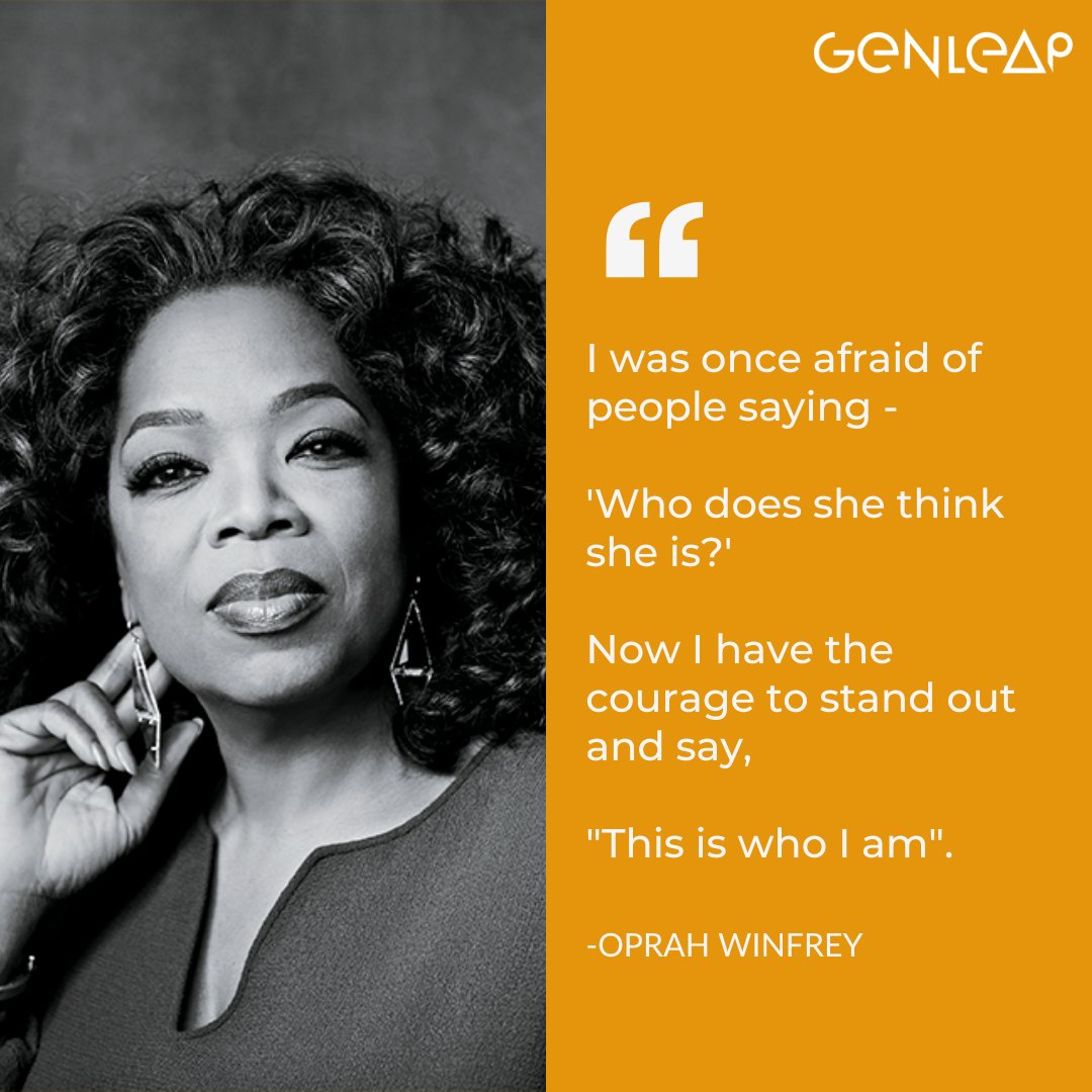 GenLeapOrg's tweet photo. Unleash your inner Oprah and let your unique shine!  Don't be afraid to embrace who you are.  Find out your uniqueness and say it loud and proud: 'This is who I am!' 

#IamUnique #EmbraceYourIndividuality #StandOut #BeYourself #ShineBright" #genleap #uniquenes #selfdiscovery https://t.co/PZB9VqGhRT