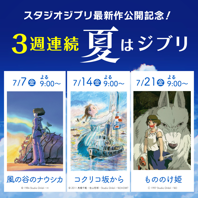 ジブリ 5本セット風の谷のナウシカ・紅の豚・おもひでぽろぽろ・コクリコ坂から ローソン on X: 