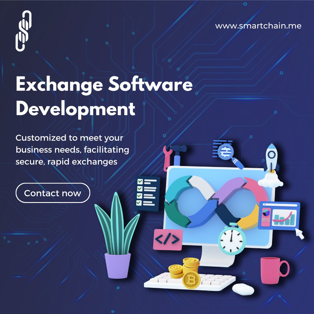 SmartChain_tech's tweet image. 💱🔐 Upgrade your digital asset transactions with our custom Exchange Software development service. 

Customized to meet your business needs, facilitating secure, rapid exchanges 💼 

🌐 Discover more on our website

#Smartchain #ExchangeSoftware #CryptoExchange #DEX #CEX