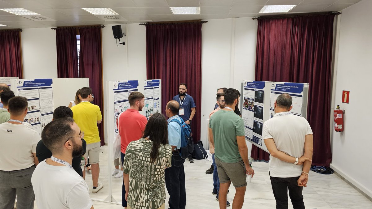 #IbPRIA2023 has started with the doctoral consortium.
Many good research lines are being presented by the PhD students.