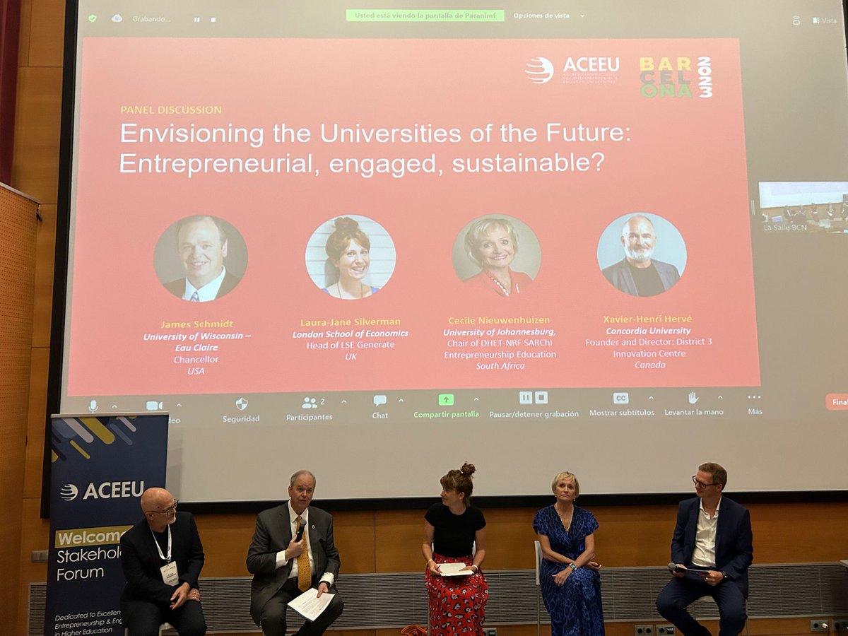 ACEEU (@aceeu_org) on Twitter photo Day 2: Deep insights at the Panel "Envisioning the Universities of the Future: entrepreneurial, engaged, sustainable?" forum.aceeu.org/index/program
<a href="/TripleHelixA/">Triple Helix Association #ForThePeace</a>
#Entrepreneurship #engagement #HigherEducation
<a href="/UWMadison/">UWโMadison</a>
<a href="/LSEnews/">LSE</a>
<a href="/go2uj/">University of Johannesburg</a>
<a href="/Concordia/">Concordia University</a> Day 2: Deep insights at the Panel "Envisioning the Universities of the Future: entrepreneurial, engaged, sustainable?" forum.aceeu.org/index/program
<a href="/TripleHelixA/">Triple Helix Association #ForThePeace</a>
#Entrepreneurship #engagement #HigherEducation
<a href="/UWMadison/">UWโMadison</a>
<a href="/LSEnews/">LSE</a>
<a href="/go2uj/">University of Johannesburg</a>
<a href="/Concordia/">Concordia University</a>