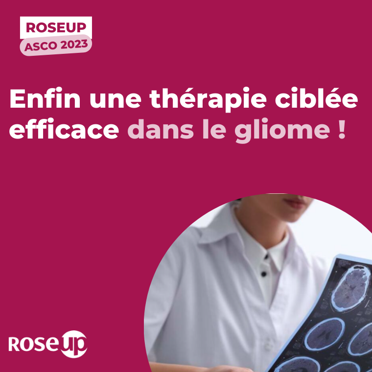 Enfin une thérapie ciblée efficace ds le #gliome ! INDIGO présentée à l'#ASCO2023 montre que le vorasidenib permet de retarder l’évolut° des gliomes de bas grade chez les patients mutés IDH1/2.
Notre article est à lire ici 👉urlz.fr/mu5v

#RoseUpEstLà #cancer 
<a href="/Servier/">Servier</a>