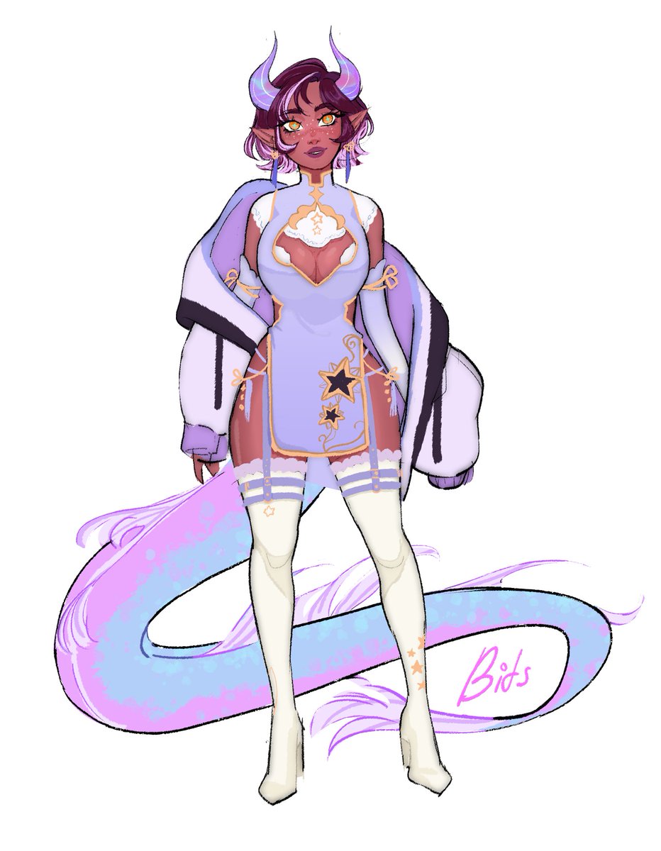 starprsms's tweet photo. can't sleep so i post a gorgeous piece of art i had commissioned a while ago :3 

🎨: bitsbytits

#depthofthecosmos https://t.co/MiqLty13j6