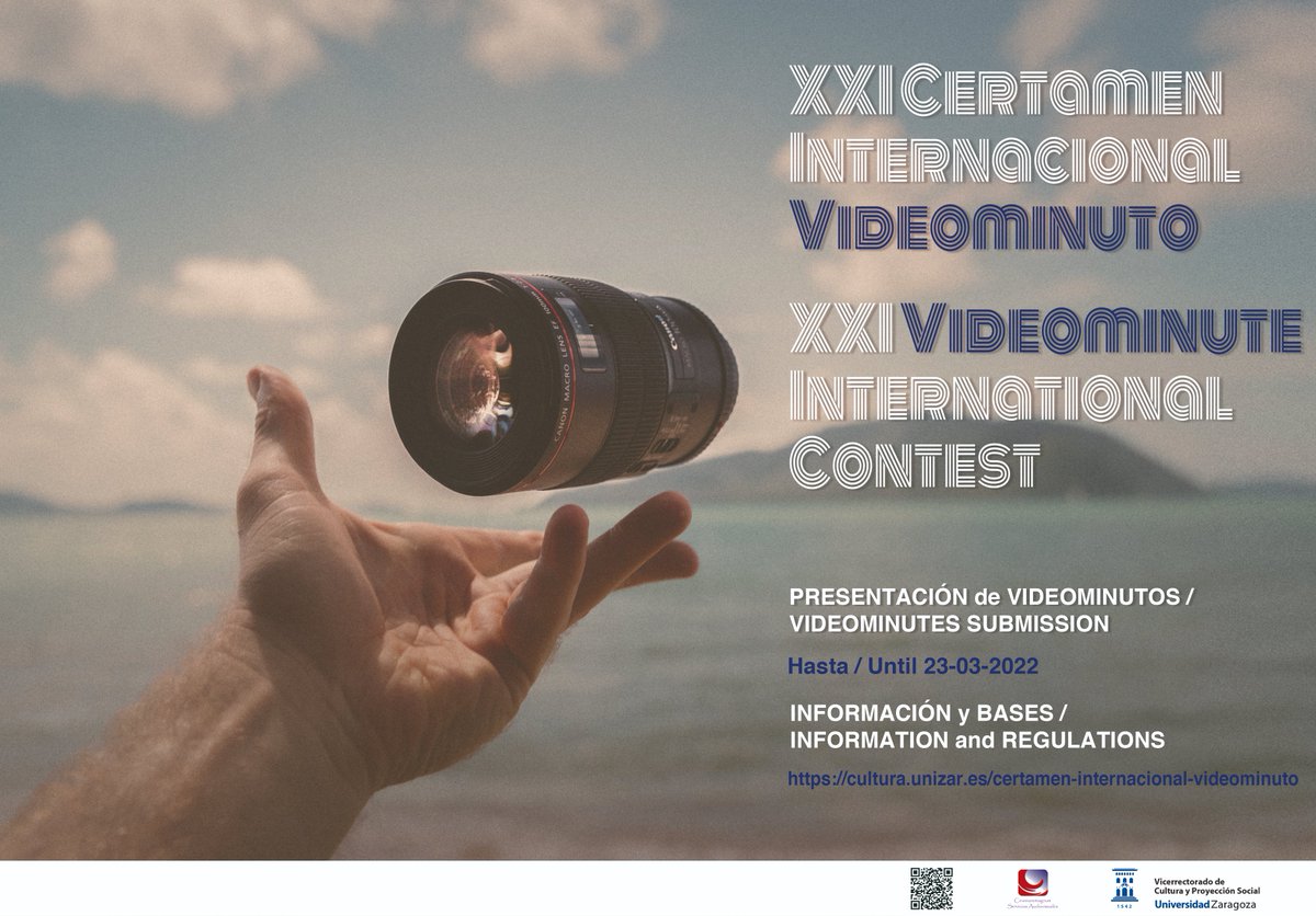 bibliounizar's tweet photo. ¡Ya tenemos ganadores del XXII Certamen Internacional #Videominuto de @culturauz!
👏Enhorabuena para Chin-Ting Lee, Teresa Tendero y Andrés Chueca
https://t.co/QgxxrSOx0v
📽️Puedes ver estos trabajos, y de convocatorias anteriores, en su canal de YouTube: https://t.co/U7rkPLlkQ1 https://t.co/dtDozj1EPg