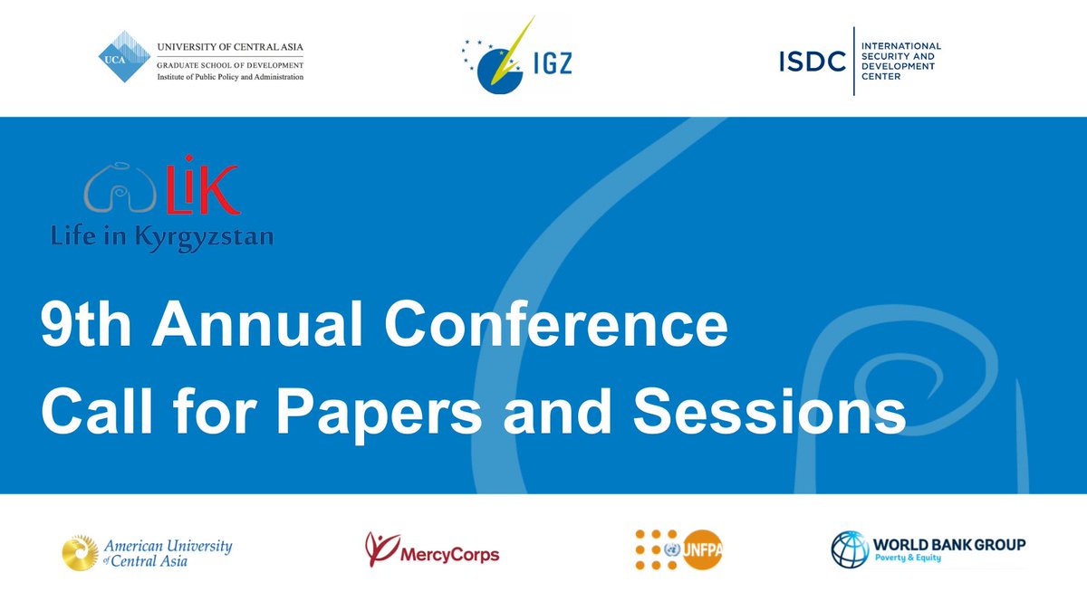 The submission deadline for the LiK Conference is fast approaching on Friday, Jun 30, 2023. We eagerly await the submission of your papers &amp; session proposals. The conference will be held in Bishkek Oct 11-12, 2023. More information on how to submit: bit.ly/lik-2023.