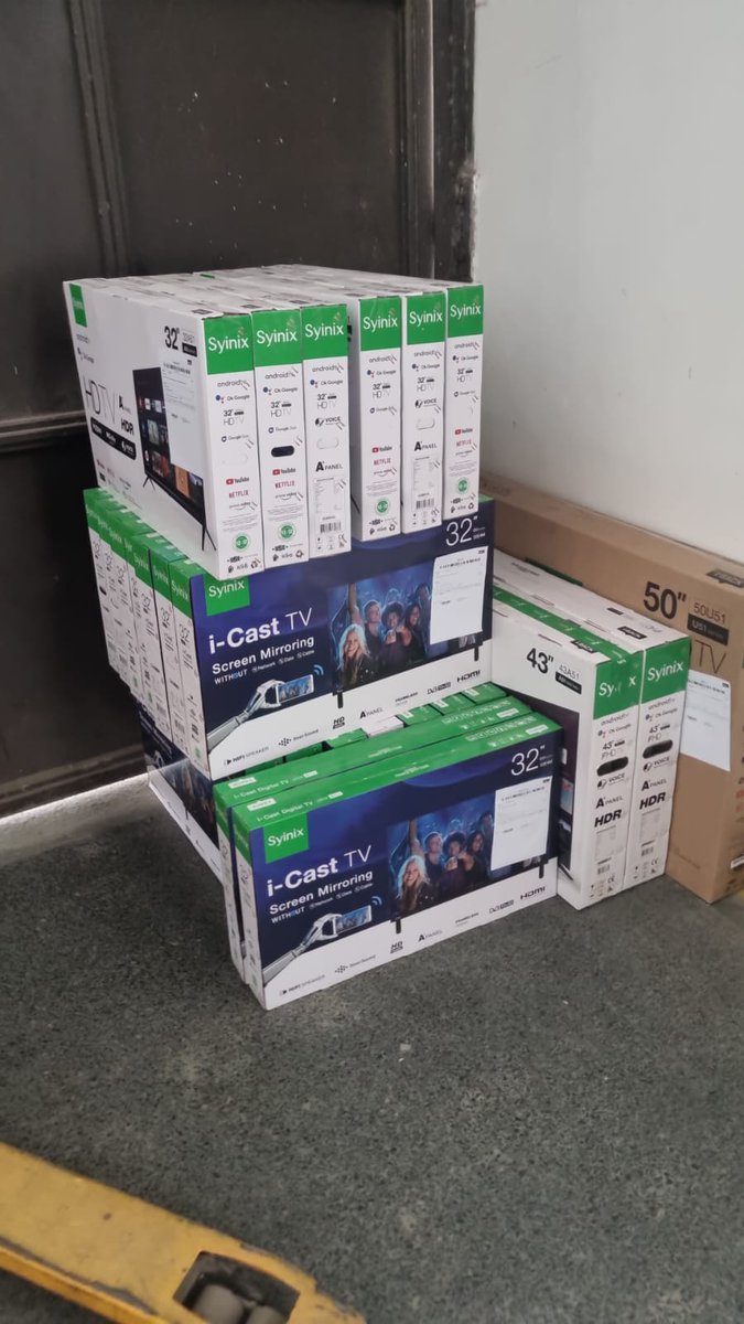 SyinixKE's tweet image. Deliveries are ongoing, thank you for choosing Syinix🥳🥳
Guys don't wait for this offer to end, place your odrer NOW 😎😎ke.syinix.com

#shareandwin #syinixelectronics #androidtvs #u51series