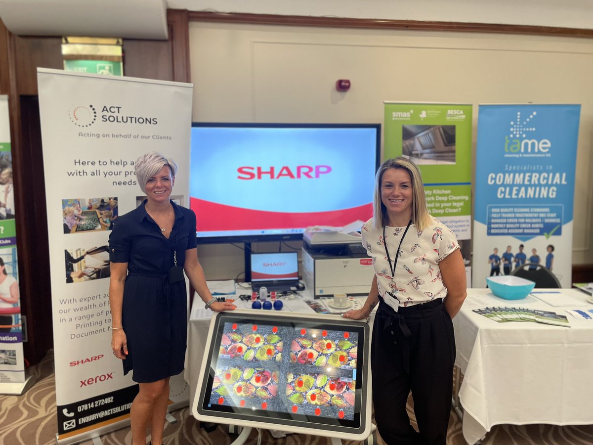ACTSolutions23's tweet image. Charlotte and Sophie are at the @copthornedudley for the Dudley Association of School Business Managers
We’re demonstrating our #interactivetable and will also be chatting about #itsupport and #AV solutions
#ACTSolutions #dudley #education #school #costsavings