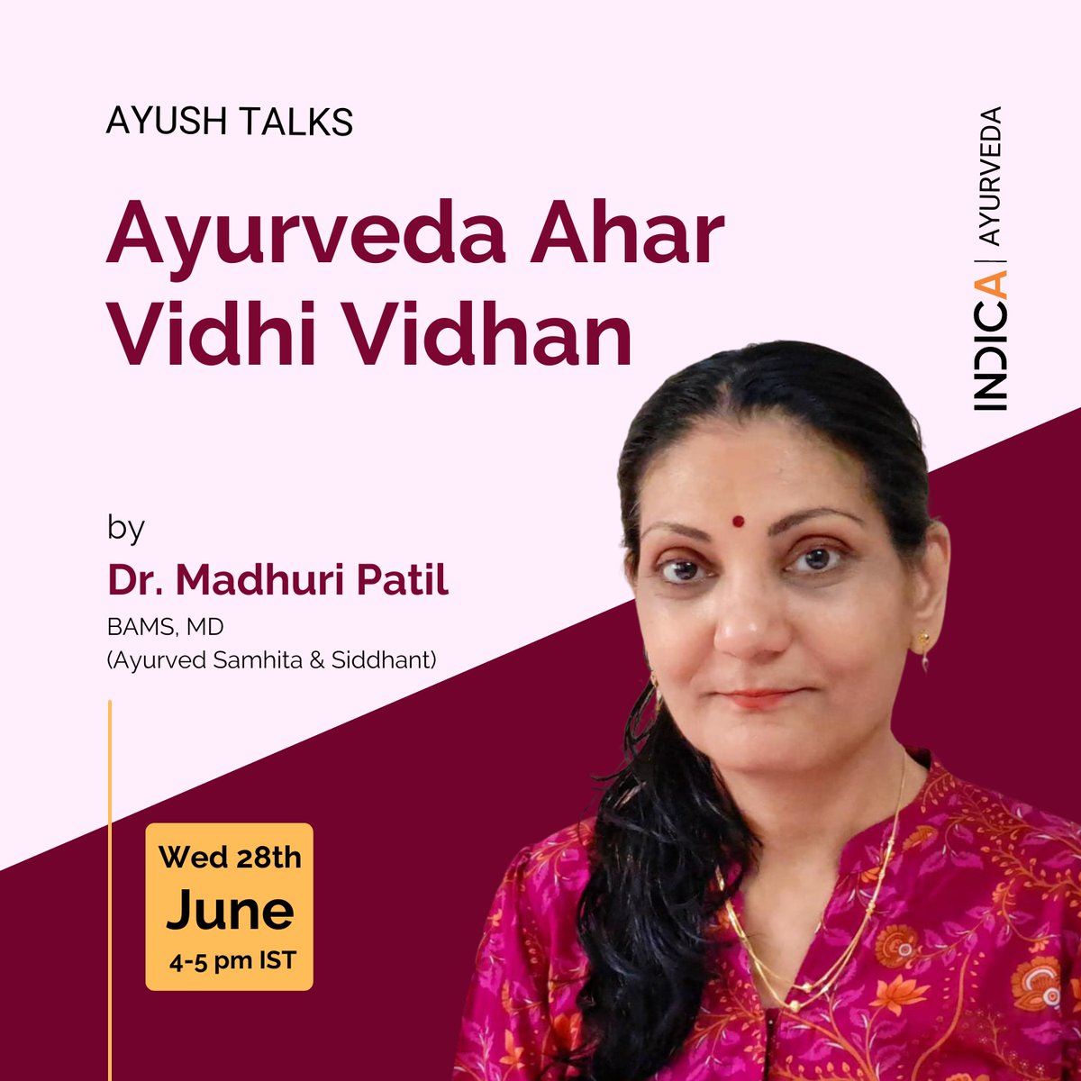 IndicaOrg's tweet photo. #AyushTalks Ayurveda is a science based on processes described in the Samhita as Kriyasharir

There are some unbreakable natural laws mentioned in the Samhita

This session will address these issues

Register: https://t.co/xjE4y8DcXp

#Ayurveda #IKS #IndianKnowledgeSystems https://t.co/EvzrZDBLuh