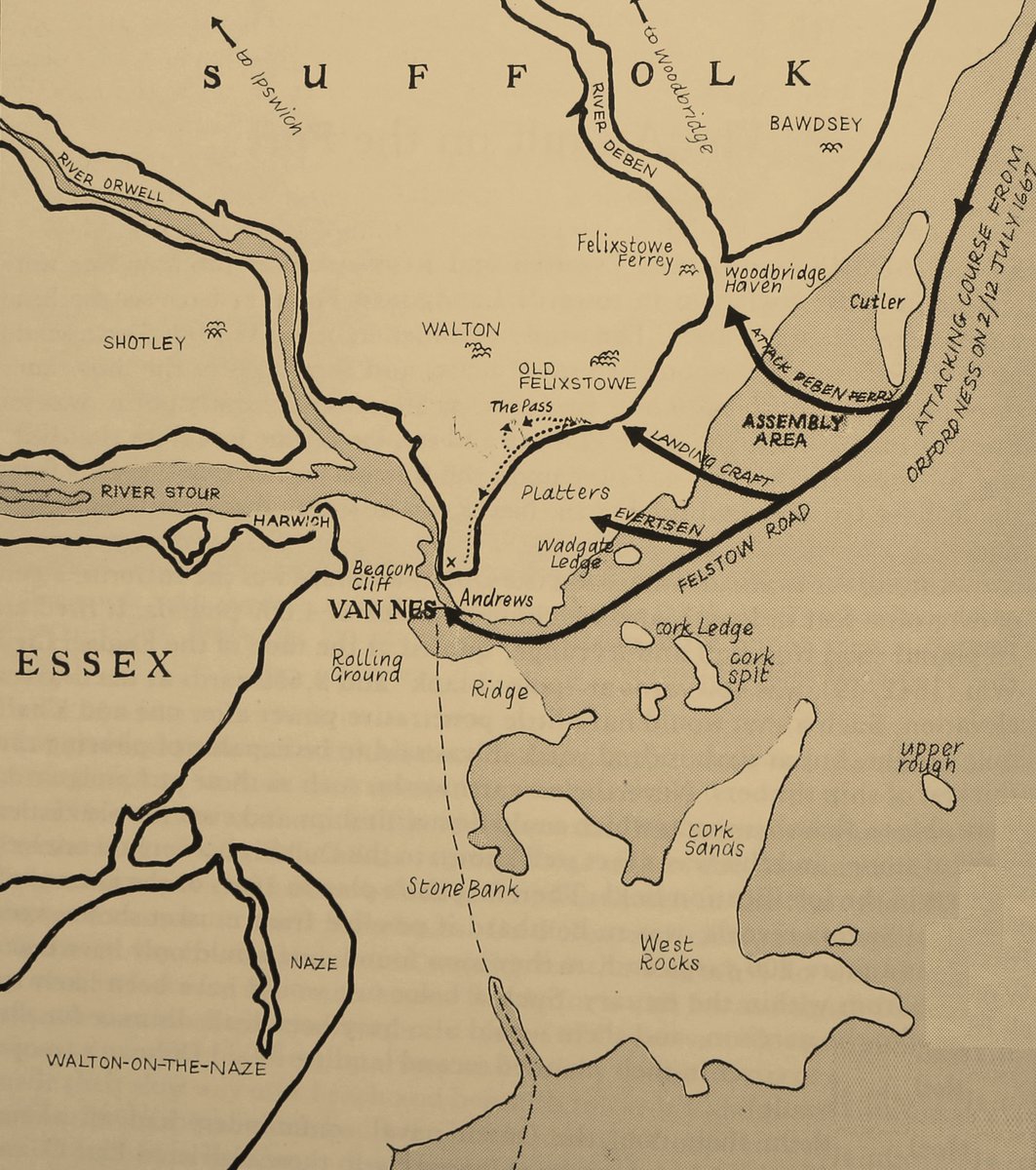 This day July 2nd (1667) The Dutch attempted to occupy Harwich during the second Anglo-Dutch war but their attack failed after the flagship of Dutch Admiral Van Nés ran aground.
More in BATTLEFIELD ESSEX in bookshops or online.