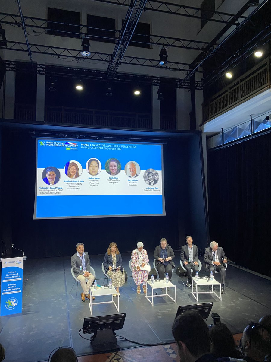 GFMD Mayors Mechanism (@gfmdmayors) on Twitter photo Kicking off the first day of #GFMDProcess thematic workshops hosted by in Paris today!
With stellar opening panel moderated by <a href="/WelcomingUSA/">Welcoming America</a>, with city of #Casablanca, <a href="/juliodalyr/">Julio Cesar Daly</a>, <a href="/ceciliekern/">Cecilie Kern</a>, <a href="/GFMD_Business/">GFMD Business</a> and govt of #philippines Kicking off the first day of #GFMDProcess thematic workshops hosted by in Paris today!
With stellar opening panel moderated by <a href="/WelcomingUSA/">Welcoming America</a>, with city of #Casablanca, <a href="/juliodalyr/">Julio Cesar Daly</a>, <a href="/ceciliekern/">Cecilie Kern</a>, <a href="/GFMD_Business/">GFMD Business</a> and govt of #philippines