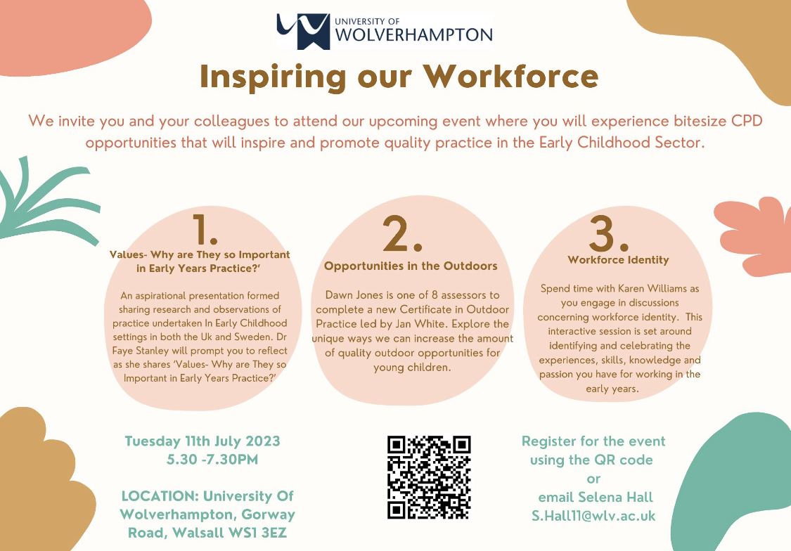 👀 Registration for our next event is now open!

“Inspiring our Workforce”

We welcome you and your colleagues and friends into your University to take part in free cpd sessions! <a href="/wlv_uni/">University of Wolverhampton</a> <a href="/wlv_education/">WLV Education</a> <a href="/wlvEdInclusion/">WLV Ed. & SENDIS</a> <a href="/WLVCareers/">WLV Careers</a> <a href="/UoW_CREST/">CREST</a> @YPFC_WLV