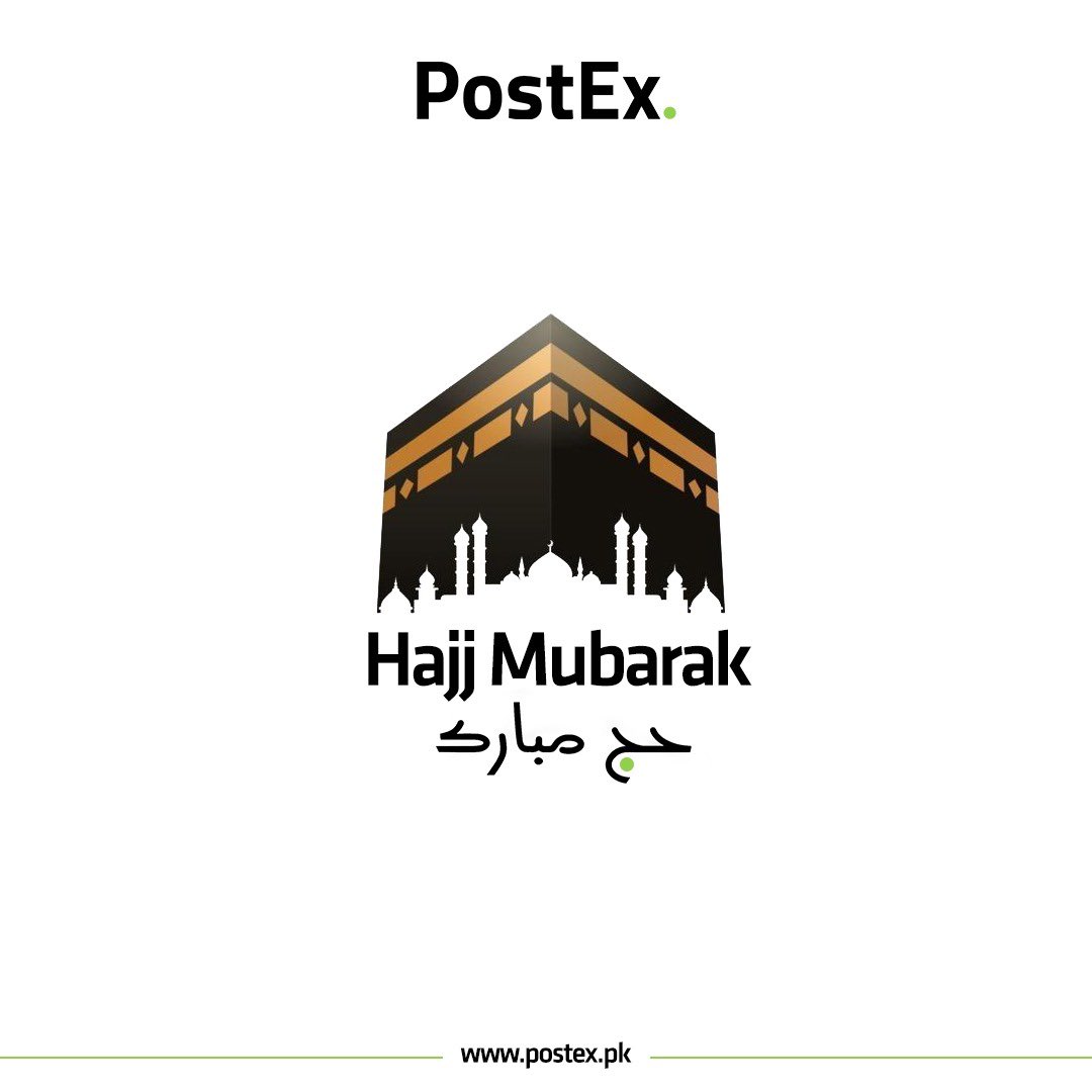 Labbaik Allahumma Labbaik Hajj Mubarak to all the Muslim Ummah! On this sacred day, lets pray that Allah blesses us with a chance to perform Hajj once in our lifetime and guide us to stay on the right path forever. Ameen! #PostEx