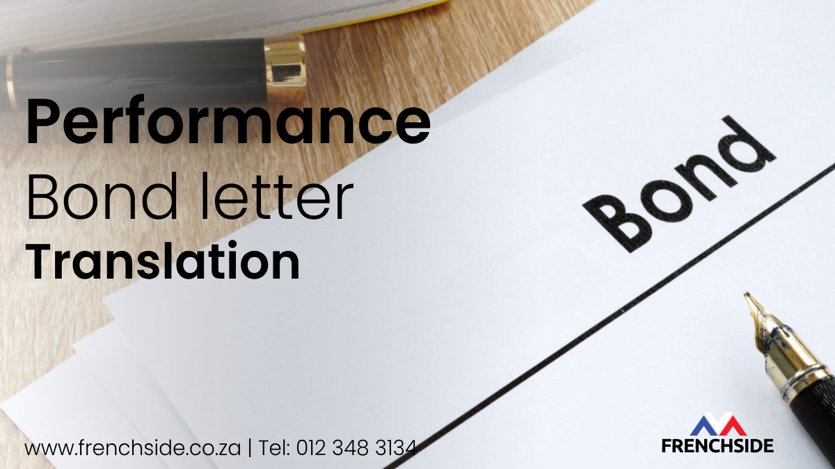 Facilitating understanding across cultures with a professional translation of the Bond Performance Letter. 

#BridgingDivides #Languages #goodreads #Umkhokha #kenyanvsuganda #TuesdayFeeling #TorontoMayor #ebelia