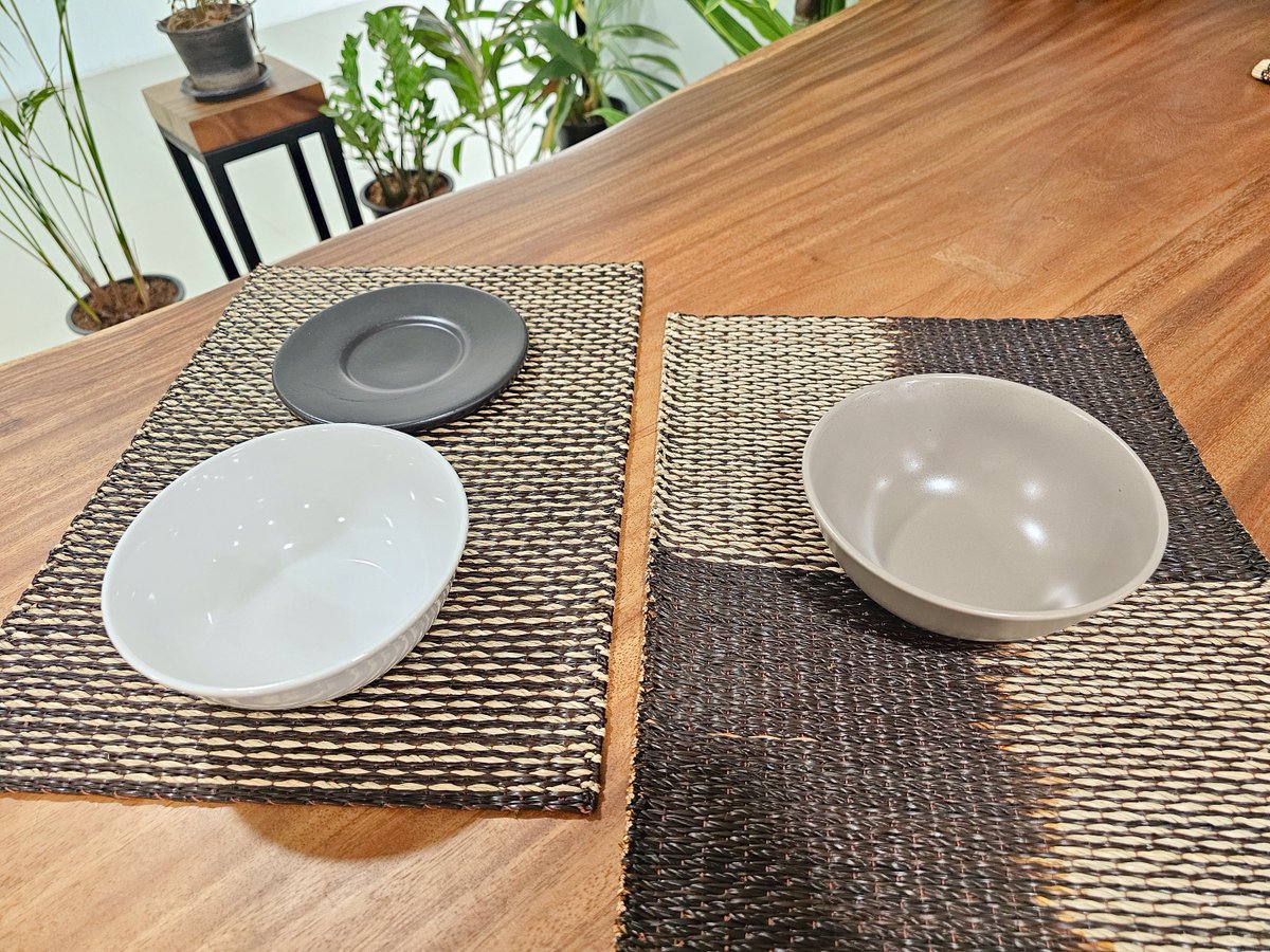 basketrybliss's tweet photo. Seagrass Square Placemats, Natural Placemat, Handmade Woven Placemat, Table Decor, Kitchen Decor, Minimal Placemat https://t.co/kh8cXOT1K0 #brown #beige #rattanbasket #rattanplacemat #bohopicnic #rattandecor #bohobasket #balibasket #wovenbasket https://t.co/5HU9T18FLU
