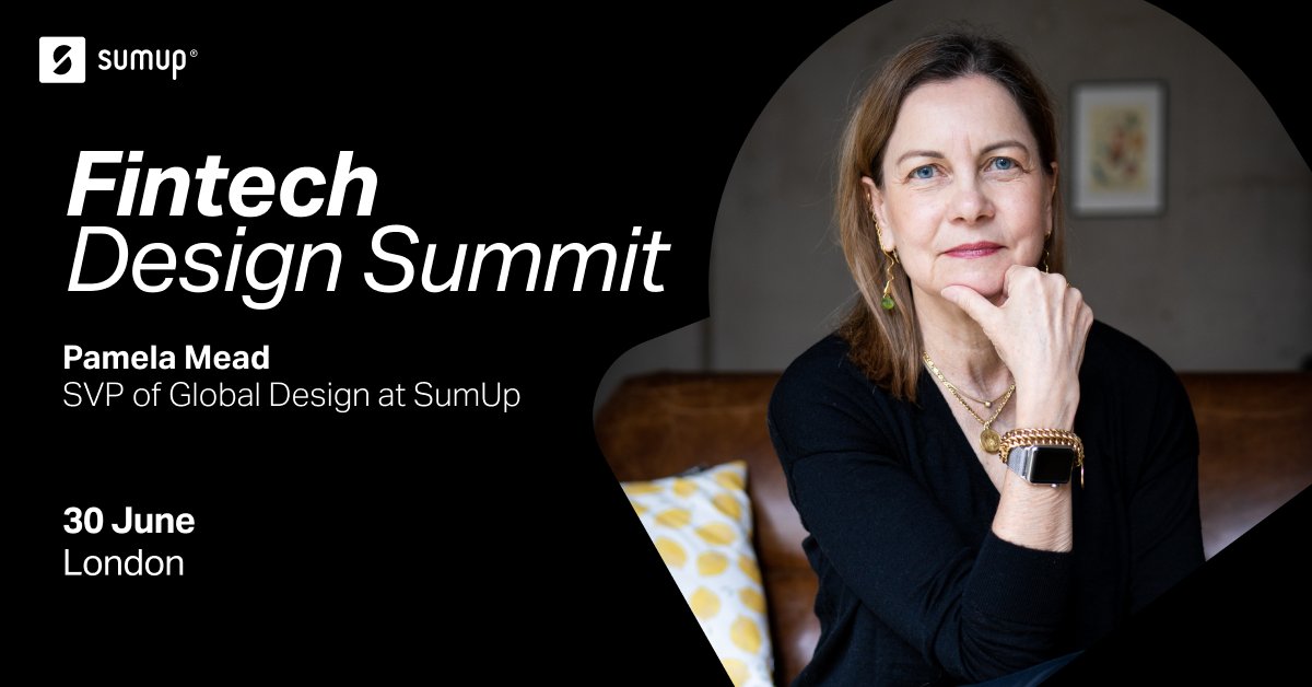 Join our SVP of Design, Pamela Mead, at the Fintech Design Summit in London, where she will delve into the future of design and its impact on accessibility and inclusion💡 

#InsideSumUp #Fintech #Design #FDS23 #InclusiveDesign

go.sumup.com/fintech-design…