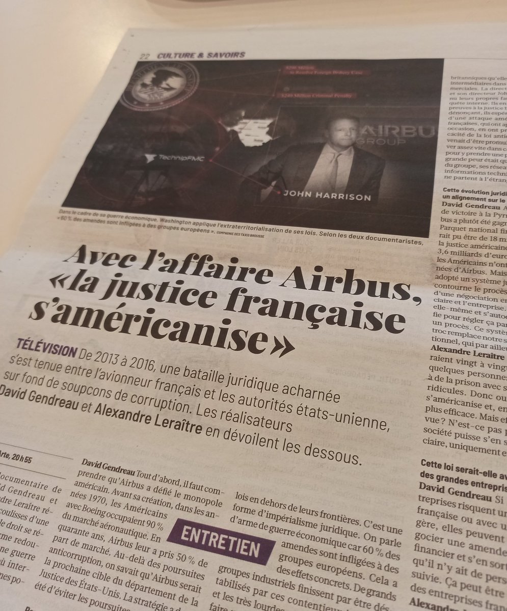 Affaires Alstom (LCP) / Airbus (ARTE) tweet media