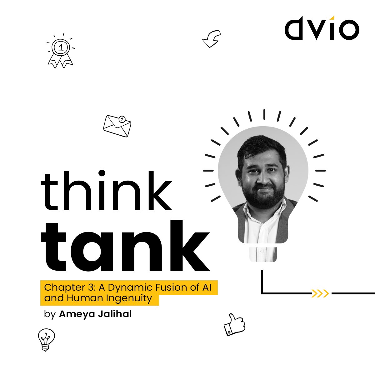 DvioDigital's tweet image. Our very own Ameya Jalihal, Manager - Business and Innovations, explores how tapping into the AI-human collaboration will help enhance productivity in every day tasks.

#dviodigital #artificialintelligence #collaborativeintelligence