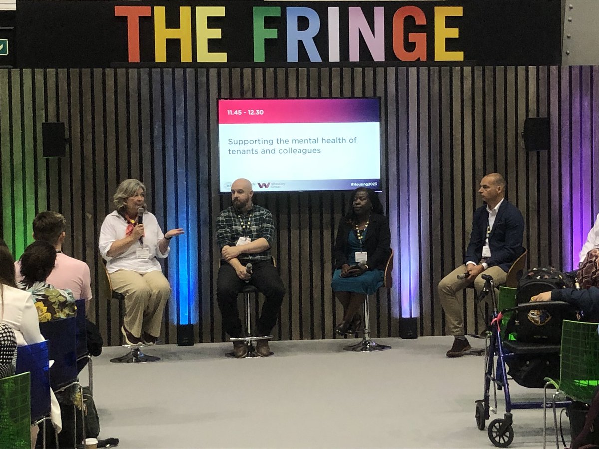 @Housing_event @manbassadors @maxmediauk 
@MHFAEngland #MHFA Supporting the mental health of tenants and colleagues #TheFringeStage 
#FeelLikeYouBelong #InspiringStories