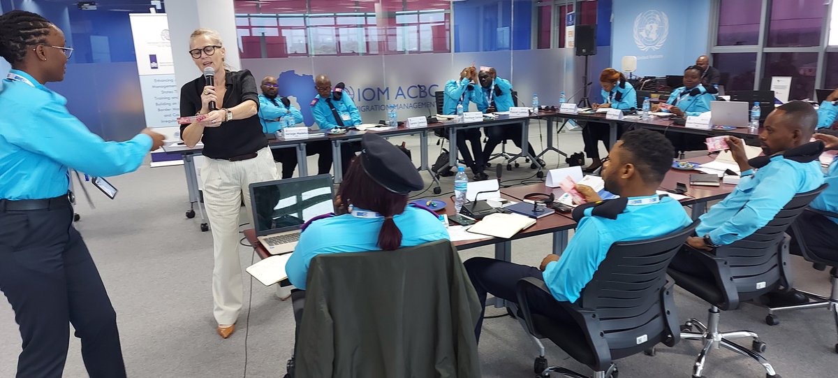 IOM's ACBC in partnership with the Kingdom of Netherlands' MoJ&amp;S:R&amp;DS is conducting a ToT #document security for DRC Immigration officials aimed at equipping officers with knowledge and skills to detect counterfeit documents as they facilitate mobility and trade in the continent