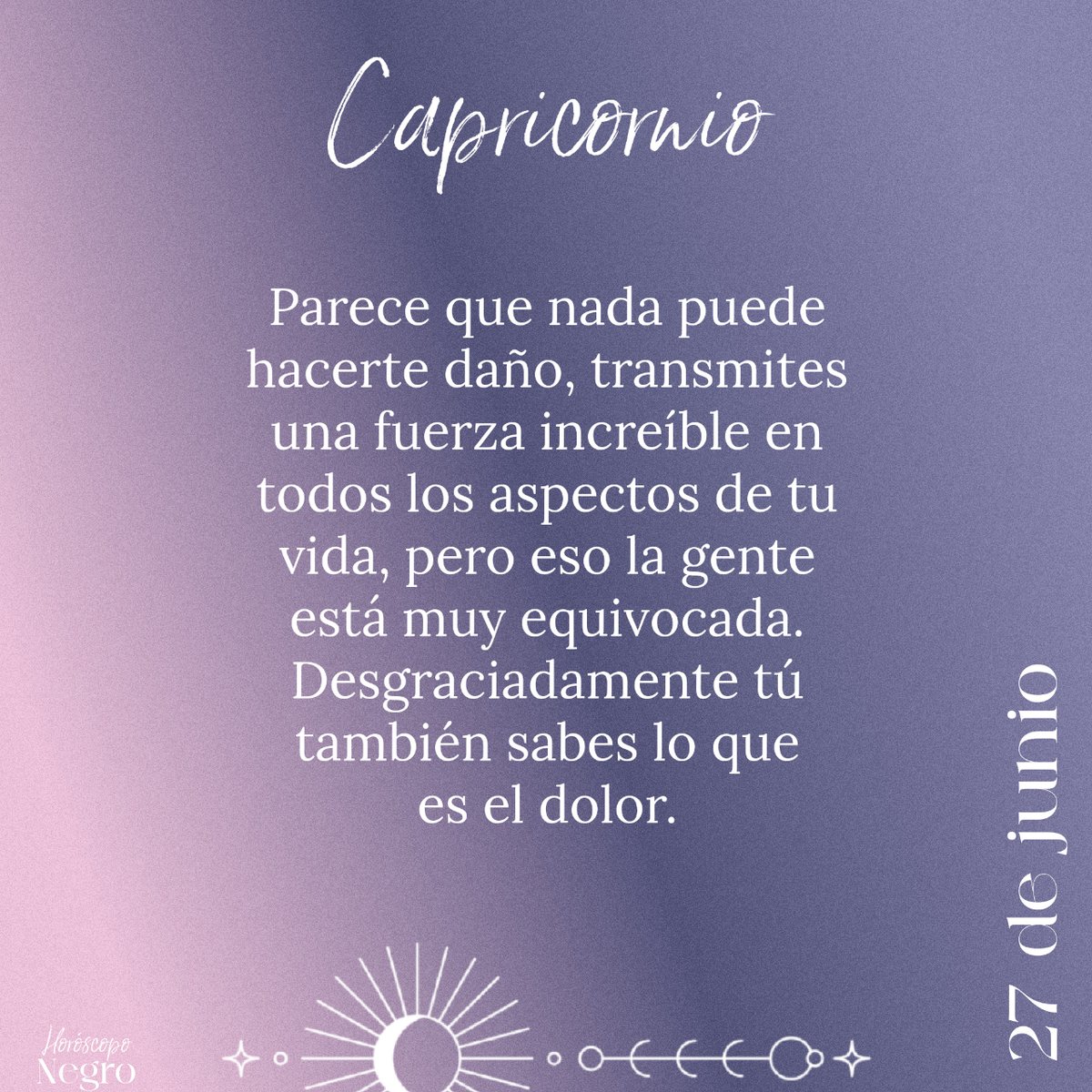✨♑✨ #capricornio #horoscoponegro